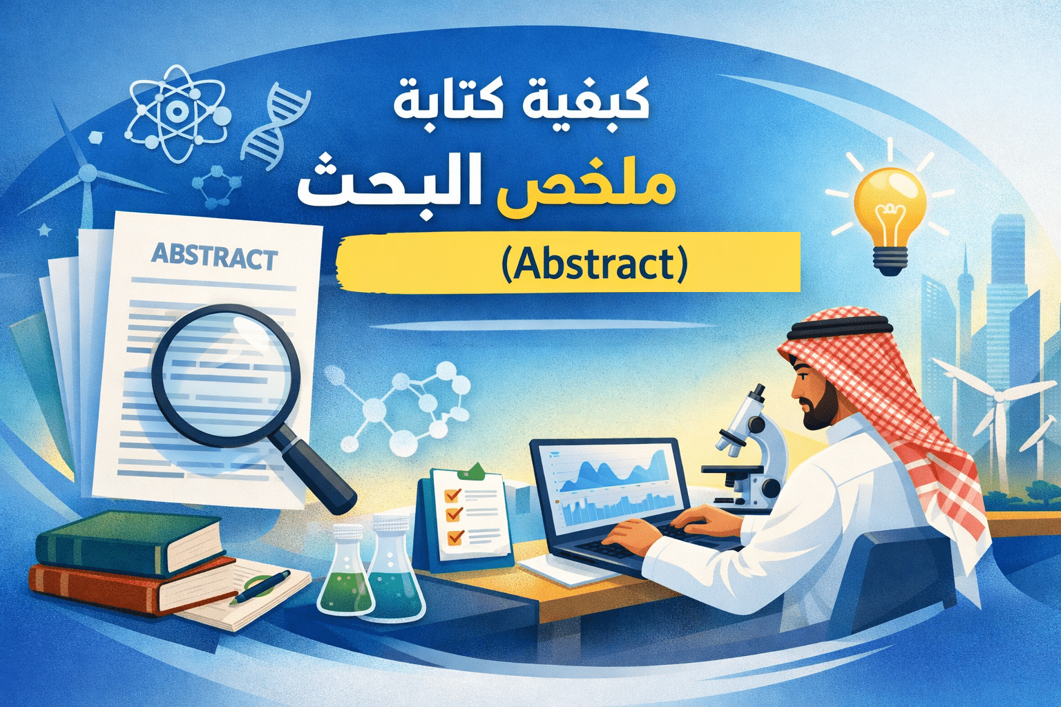 كيفية كتابة ملخص البحث Abstract بشكل احترافي؟