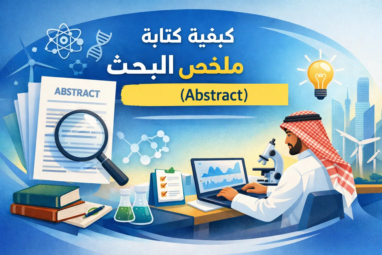 كيفية كتابة ملخص البحث Abstract بشكل احترافي؟