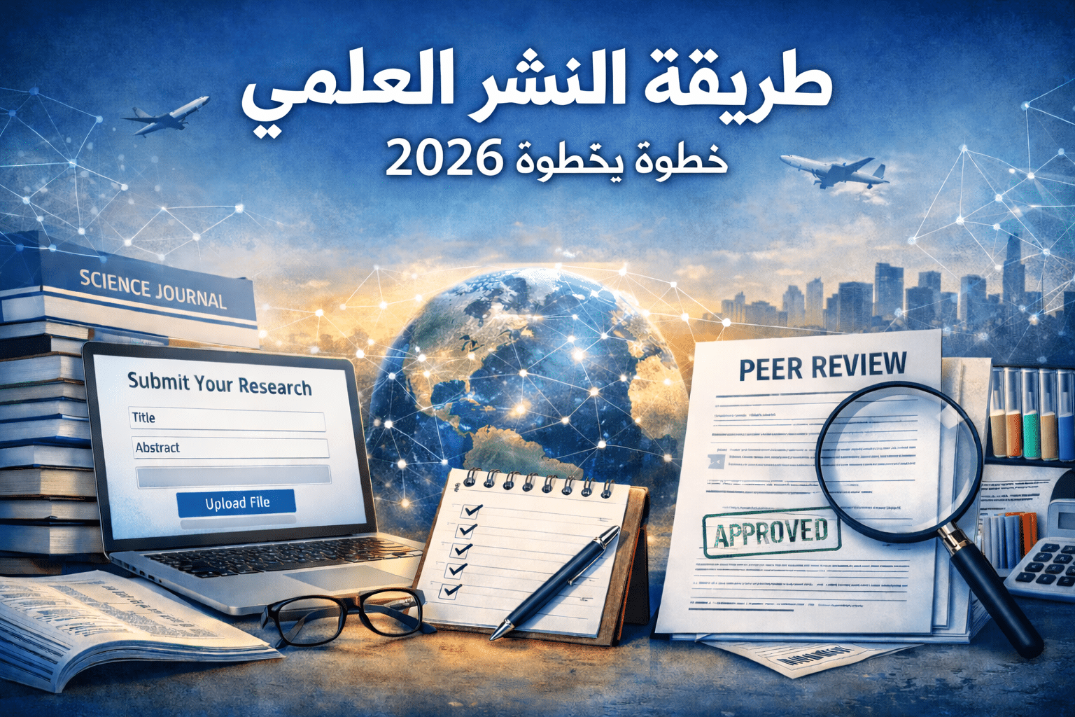 طريقة النشر العلمي في المجلات الدولية خطوة بخطوة 2026
