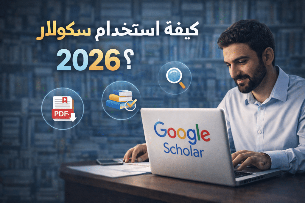 كيفية استخدام جوجل سكولار 2026؟ البحث بفعالية وتحميل الأبحاث