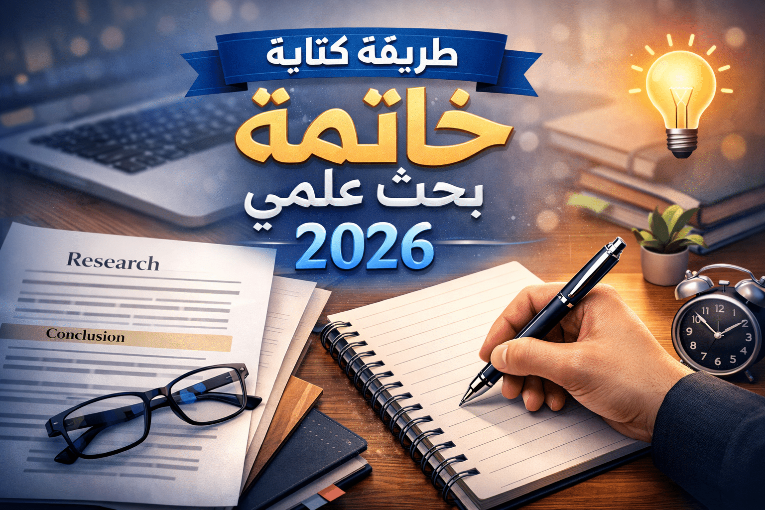 طريقة كتابة خاتمة بحث علمي 2026