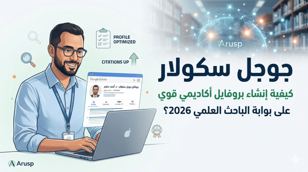 جوجل سكولار: كيفية إنشاء بروفايل أكاديمي قوي على بوابة الباحث العلمي 2026؟