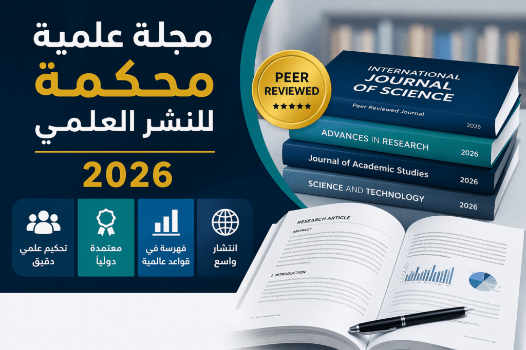 مجلة علمية محكمة للنشر العلمي 2026