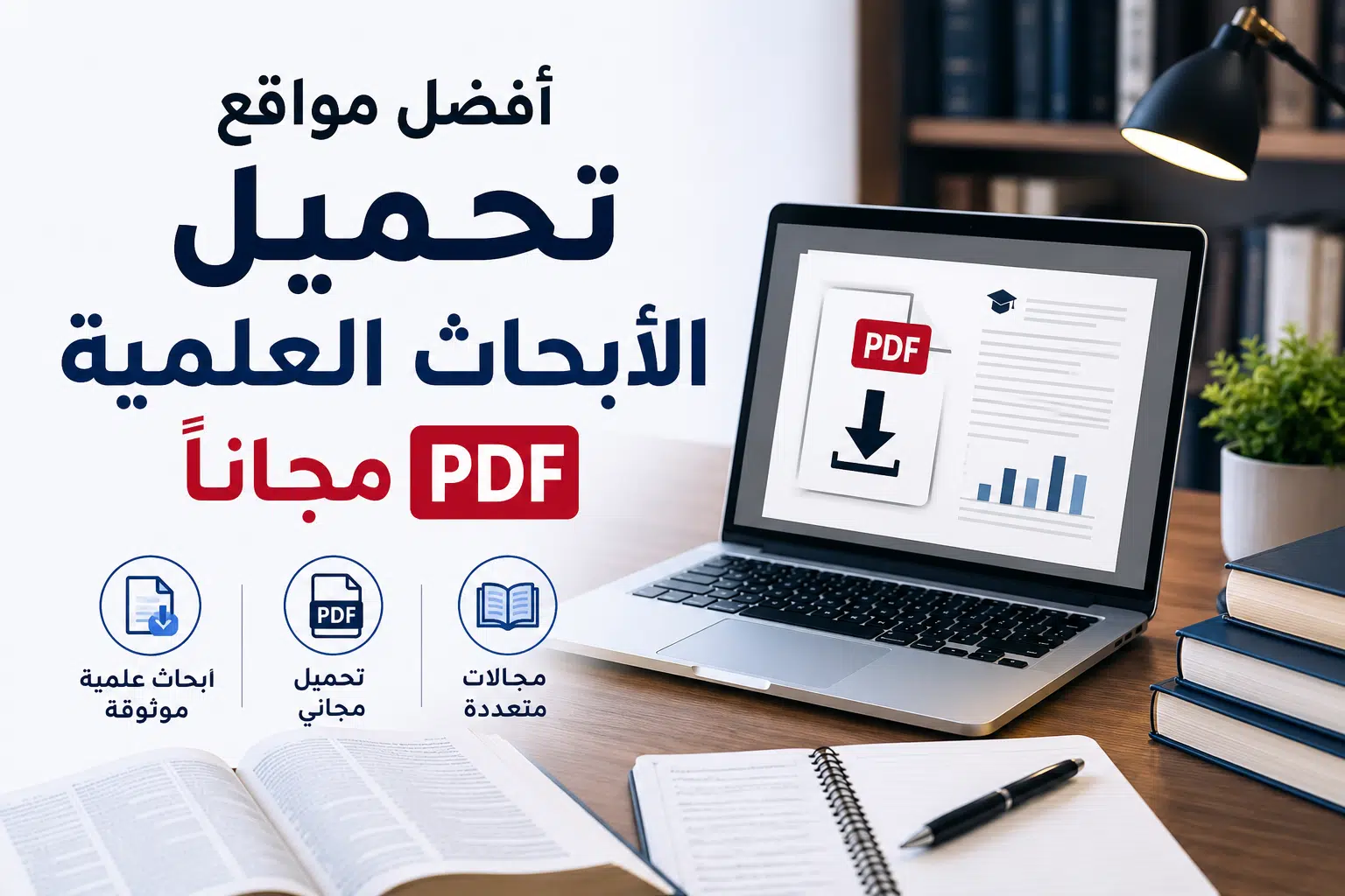 أفضل مواقع تحميل الأبحاث العلمية PDF مجاناً