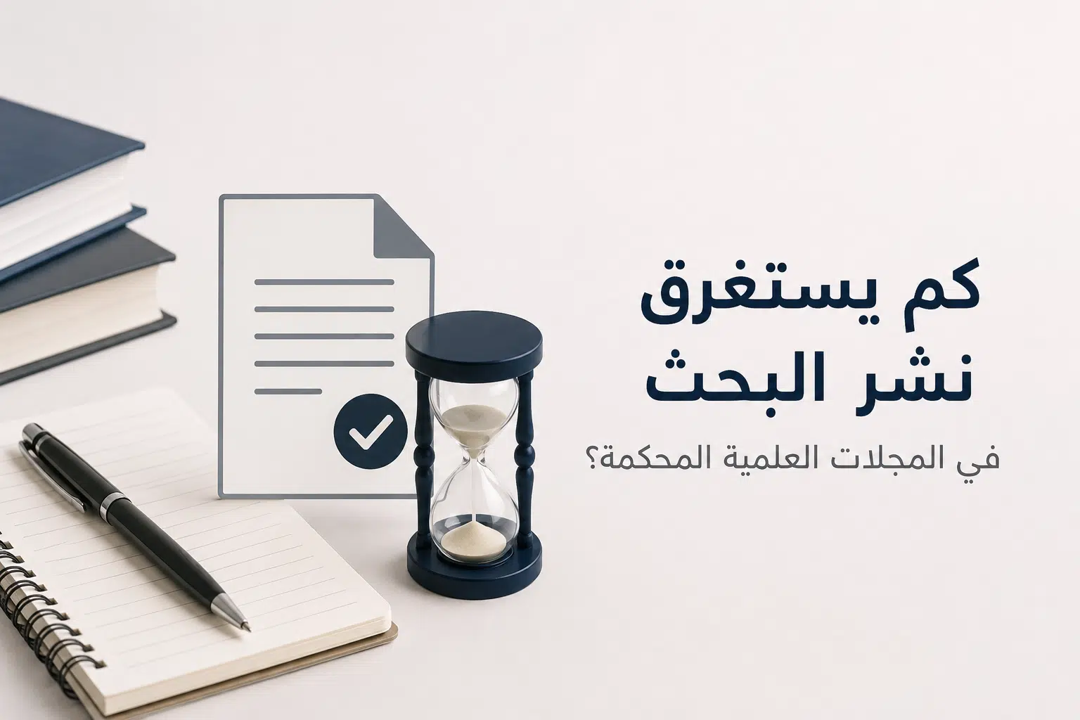 كم يستغرق نشر البحث في المجلات العلمية المحكمة 2026؟