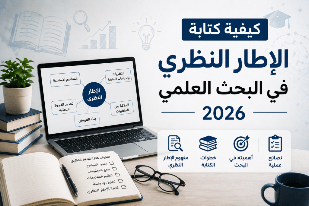 كيفية كتابة الإطار النظري في البحث العلمي 2026
