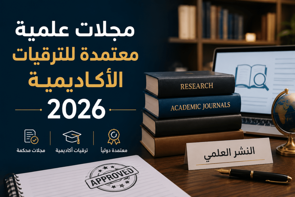 مجلات علمية معتمدة للترقيات الأكاديمية 2026
