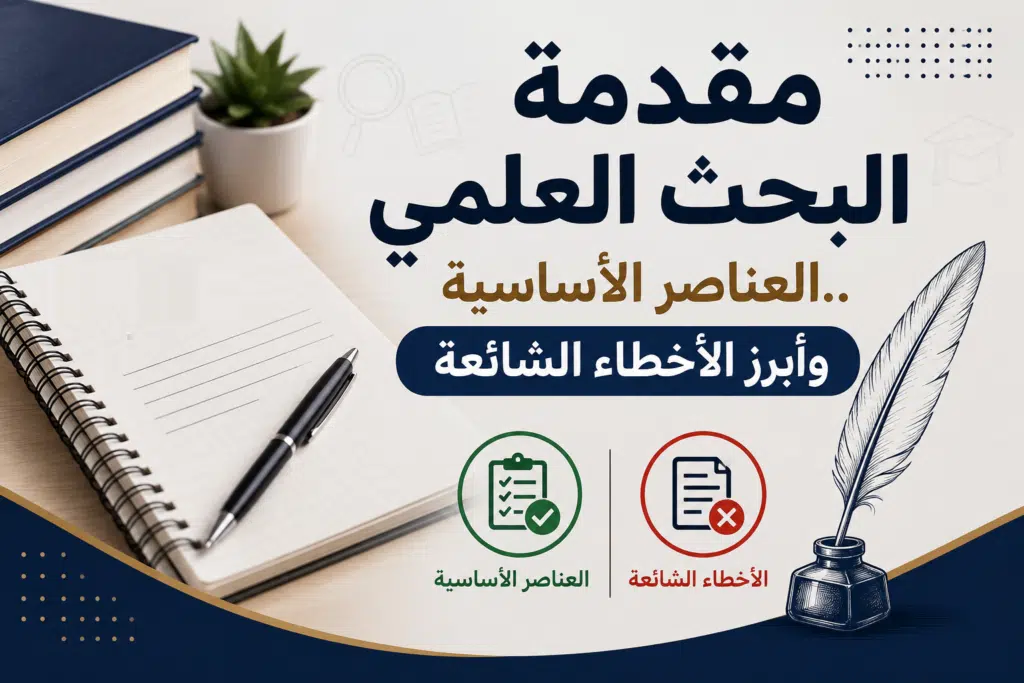 مقدمة البحث العلمي .. العناصر الأساسية وأبرز الأخطاء الشائعة