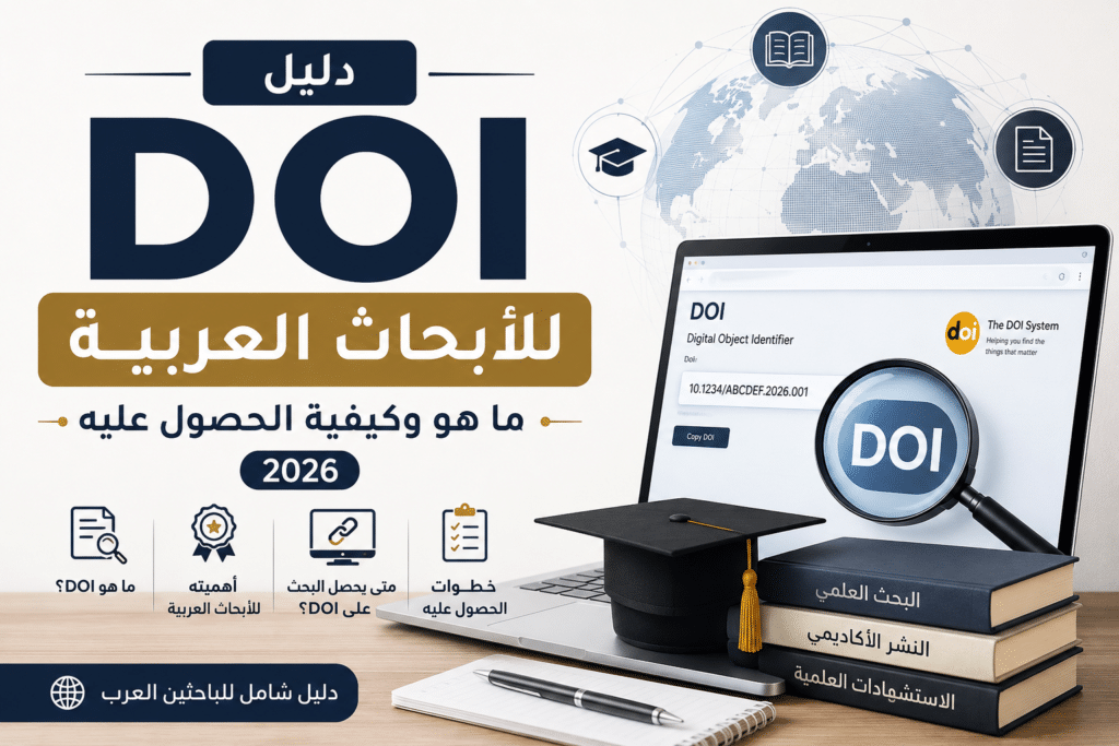 دليل DOI للأبحاث العربية: ما هو وكيفية الحصول عليه 2026