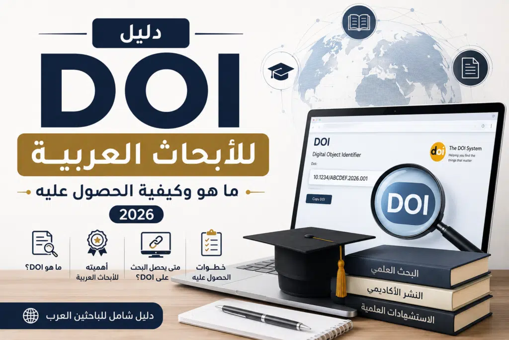 دليل DOI للأبحاث العربية: ما هو وكيفية الحصول عليه 2026
