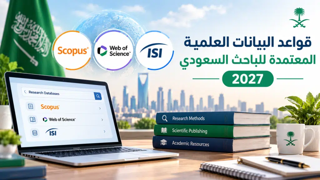 قواعد البيانات العلمية المعتمدة للباحث السعودي 2027