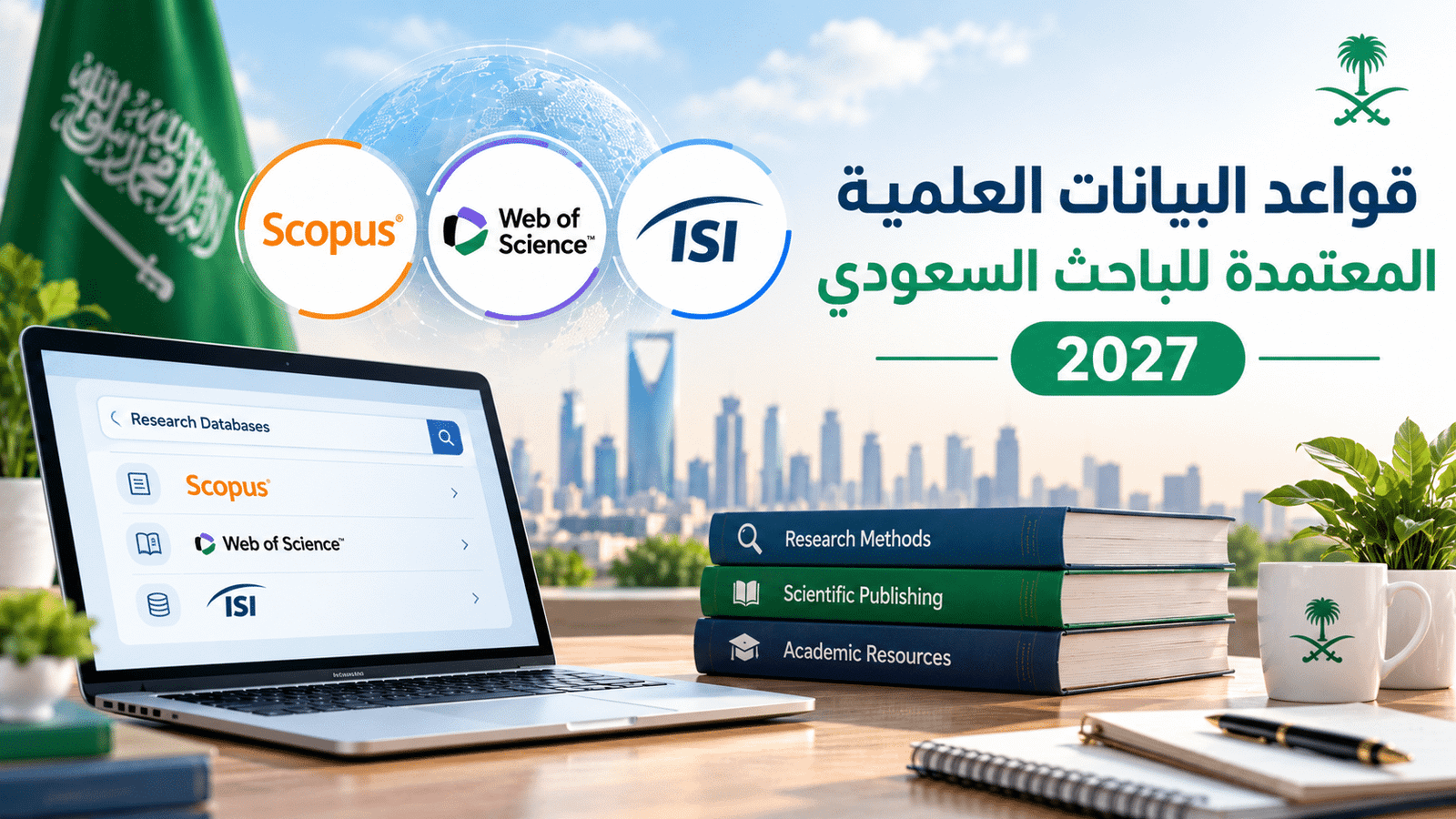 قواعد البيانات العلمية المعتمدة للباحث السعودي 2027